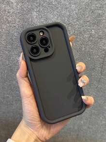 15 Pro Silver Black Modern Chunky Trendy Case