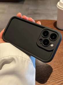 15 Pro Silver Black Modern Chunky Trendy Case